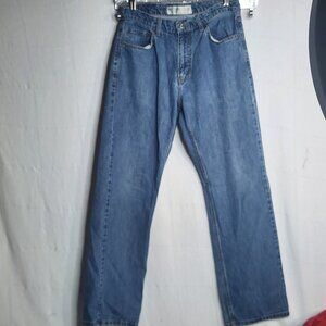 Canyon River Blues Light Wash Cotton Relaxed Fit Vintage Men's Jeans Size 30x32